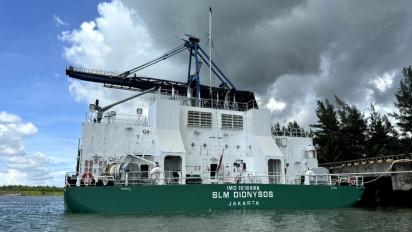 SLM Luncurkan Kapal Self-Propelled Barge "SLM Dionysos" di Cilacap Untuk Menunjang Pengangkutan Batubara