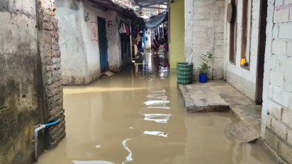 Kebanjiran Beberapa Hari, Warga Desa Doropayung Juwana Mengeluh Minta Bantuan