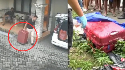 Ngeri, Ini Detik-detik Rekaman CCTV Pelaku Mutilasi Uswatun Hasanah, Ternyata Sempat Begini