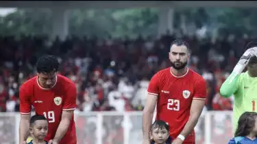 Pemain timnas Indonesia, Thom Haye, Jordi Amat dan Ernando Ari