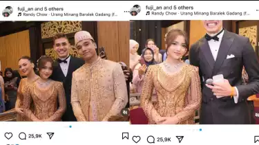 Unggahan Fuji foto bersama dengan Aisar Khaled