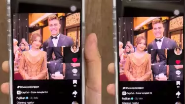 Penggemar bongkar foto bersama Fuji dan Aisar Khaled yang diunggah di konten TikTok eksklusif Fuji