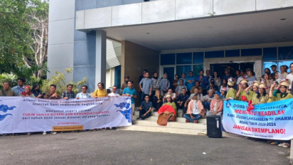 Ancam Aksi Mogok Nasional, Ratusan Dosen ASN ISI Yogyakarta Demo Tuntut Pemerintah Cairkan Tukin