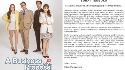 Abidzar Bikin Business Proposal Diboikot Penonton, Falcon Pictures Buka Suara: Kami Minta Maaf