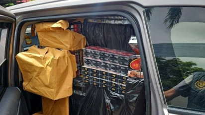 Terungkap, Berikut Identitas Dua Warga Pamekasan Bawa Puluhan Karton Rokok Ilegal Pakai Pelat Nomor TNI AL