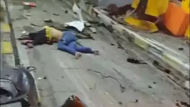 Kecelakaan di Gardu Tol (GT) Ciawi.