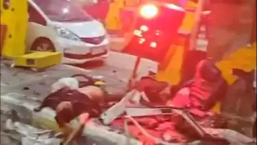 Kecelakaan di Gardu Tol (GT) Ciawi.