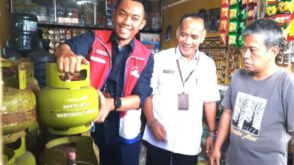 Cek Stok LPG di Pangkalan, Pertamina dan Dinas Perdagangan Solo Pastikan Ketersediaan LPG 3 Kg