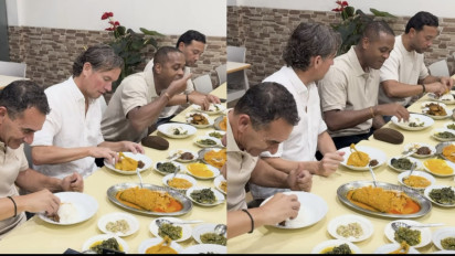 Pelatih Timnas Indonesia Cicipi Masakan Padang, Patrick Kluivert Cuma Makan ini Sampai Denny Landzaat Paling Lahap