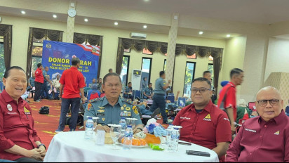 Danpuspomal Bersama Jajaran Pomal Gelar Donor Darah Serentak di Indonesia