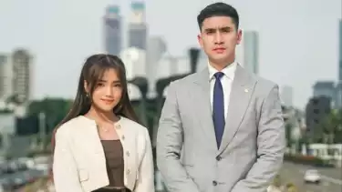 Verrell Bramasta saat mengajak Fuji keliling gedung DPR RI