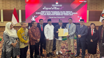 Agustiar Sabran-Edy Pratowo Resmi Ditetapkan Sebagai Gubernur dan Wagub Kalteng 2025-2030