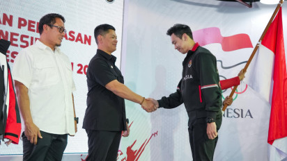 Tim Indonesia Pilih Dwiki Eka Ramadhan Sebagai Pembawa Bendera Merah Putih pada Upacara Pembukaan Asian Winter Games 2025