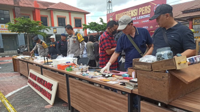 Bandar Narkoba dan Lokasi Judi Jackpot Bar-Bar Bengkulu Digerebek Polisi 