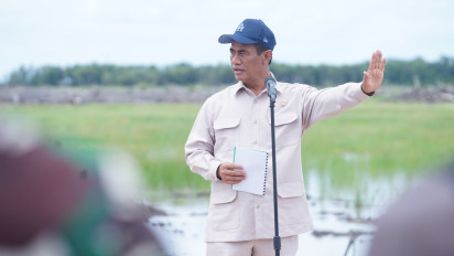 Mentan: Polri Berperan Strategis dalam Mengawal Penyerapan Gabah Petani