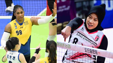 Top Skor Liga Voli Korea 2024-2025: Moma Bassoko dibuat Mati Kutu Usai Dipermalukan Megawati Hangestri dan Vanja Bukilic
