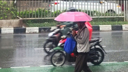 Jangan Lupa Bawa Payung, BMKG Prediksi Jakarta Diguyur Hujan dari Pagi Hingga Malam Hari Ini