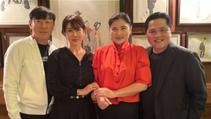 Sebelum Ramai Isu Pelatih Toleran STY Dipecat, Istri Shin Tae-yong Jumpa Erick Thohir Dibuat Kaget sama Tanggun Jawab: Dia Nggak Punya ...