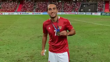Pemain Timnas Indonesia Ezra Walian