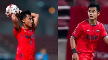 Lemparan Jauh Pratama Arhan saat bermain di Bangkok United