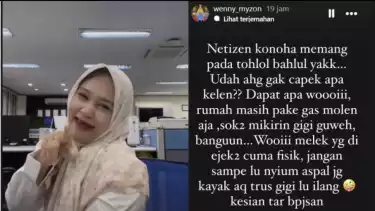 Eks Karyawati PT Timah yang hina pegawai honorer.