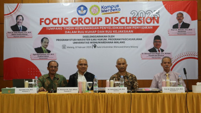 Pakar Hukum Pidana Unidha Malang, Prof Dr Widodo Usul Tunda Pengesahan RUU KUHAP