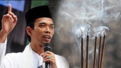 Memangnya Islam Melarang Bakar Kemenyan atau Dupa untuk Wewangian? Ternyata Ustaz Abdul Somad Jawab Hukumnya…