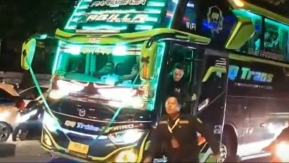 Polisi Imbau Bus Telolet Segera Ubah Bunyi Klakson Sesuai Standar: Ada Sanksi jika Melanggar