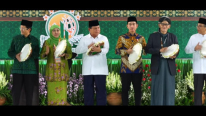 Presiden Prabowo Resmi Buka Kongres Muslimat NU, Apresiasi Khusus Program Mustika Mesem dan Mustika Darling