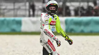 Pembalap Vr46, Fabio Di Giannantonio, alami Crash di Sirkuit Sepang