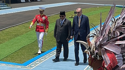 Deretan Menteri Kabinet Merah Putih Sambut Erdogan di Istana Bogor, Prabowo Pimpin Upacara Langsung
