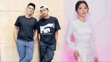 Kolase Foto Ruben Onsu, Betrand Peto, dan Sarwendah