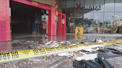 Pasca Kebakaran Mall The Park Kendari, Polisi Ungkap Asal Sumber Api