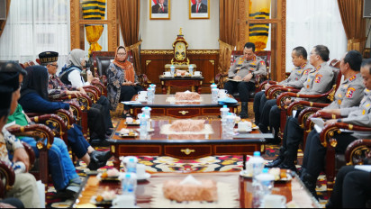 Kapolri Listyo Bersama Ketua PBNU Bahas Keberagaman Sekaligus  Isu Kekerasan di Lingkungan Pendidikan