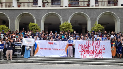Dosen ASN Kemendiktisaintek di Serikat Pekerja Fisipol UGM Tuntut Pencairan Tukin Tanpa Diskriminasi