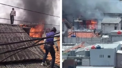 Puluhan Indekos dan Rumah Tinggal Kebakaran di Jaksel, 40 Jiwa Diungsikan