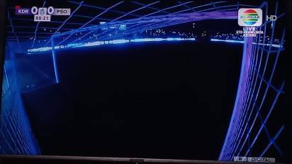 Stadion Brawijaya Mati Lampu saat Pertandingan Liga 1 Persik Kediri vs Persis Solo, Komentar Kocak Netizen: Siapa yang Gosok Woi