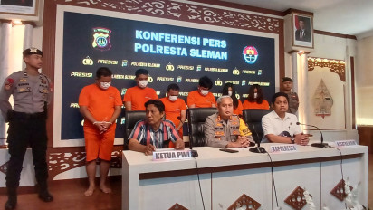 Polresta Sleman Tangkap 6 Wartawan Gadungan, Peras Perempuan Ratusan Juta yang Keluar dari Hotel