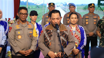 Resmikan Irigasi di Kulonprogo, Kapolri Dorong Pertumbuhan Ekonomi dan Ketahanan Pangan