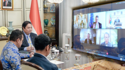 Sudah 9 Tahun IEU CEPA Belum Deal, Airlangga Temui Komisioner Perdagangan Uni Eropa secara Virtual: Kedua Pihak Soroti Perang Tarif