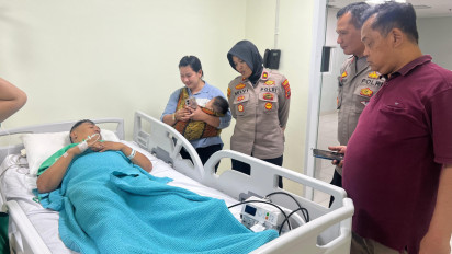 Kejar Pencuri, Personel Polsek Medan Kota Ditabrak Motor Hingga Mengalami Patah Tulang 