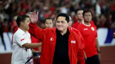 Ketua umum PSSI, Erick Thohir.