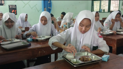 Dua Sekolah di Bantul Jadi Sasaran Perdana Program Makan Bergizi Gratis Per Hari Ini
