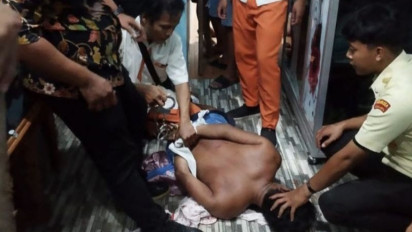 Mengamuk, ODGJ di Sragen Lukai Anggota Polisi dengan Samurai