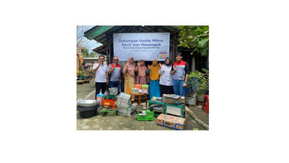 Perlengkapan Produksi dari PHE OSES Dukung Pelaku UMKM Pulo Panjang