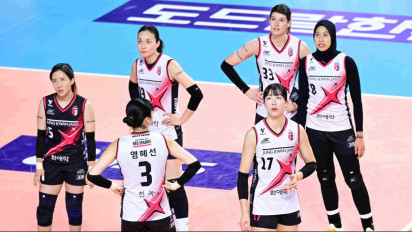 Berjanji Kurangi Marah-marah, Ini yang Dilakukan Pelatih Red Sparks saat Anak Asuhnya Bermain Buruk, Ko hee-jin Tertangkap Kamera...