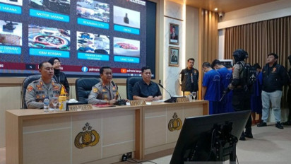 Polresta Banyumas Ringkus Enam Anggota Kawanan Pencuri asal Sumatera
