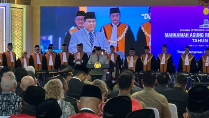 Prabowo Soroti Kesejahteraan Hakim: Banyak yang Kos, Tak Punya Rumah Dinas