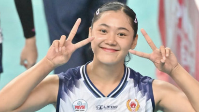 Meroket di Proliga Musim Lalu, Yuk Intip Foto Atlet Voli Cantik Nurlaili Kusumah yang jadi Amunisi Anyar Jakarta Pertamina Enduro