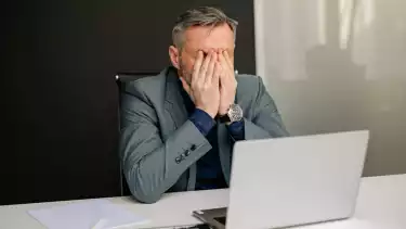 Ilustrasi orang frustrasi